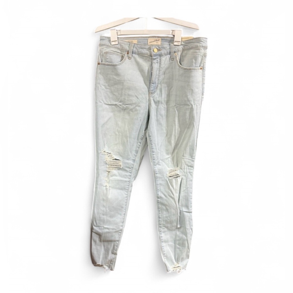 Size 14W Universal Thread Light Blue High Rise Skinny